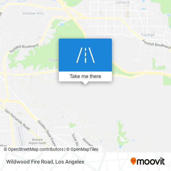 Wildwood Fire Road map