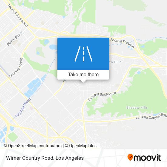Wimer Country Road map