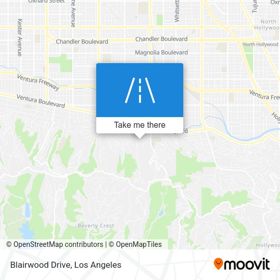 Blairwood Drive map