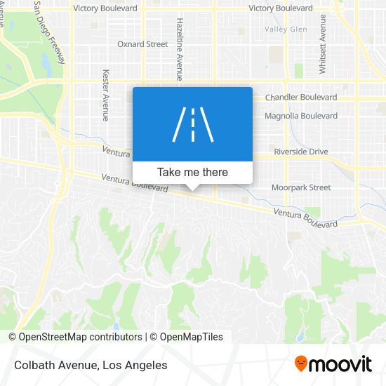 Mapa de Colbath Avenue