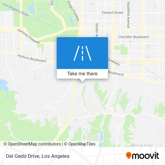 Del Gado Drive map
