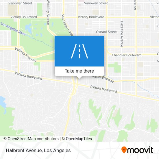 Halbrent Avenue map