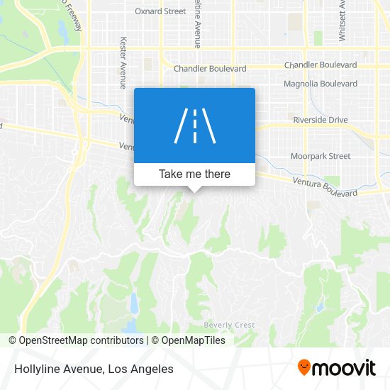 Hollyline Avenue map