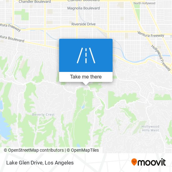 Lake Glen Drive map
