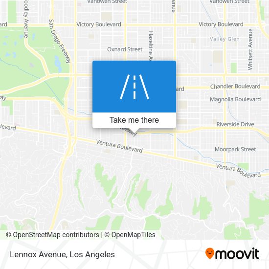 Mapa de Lennox Avenue