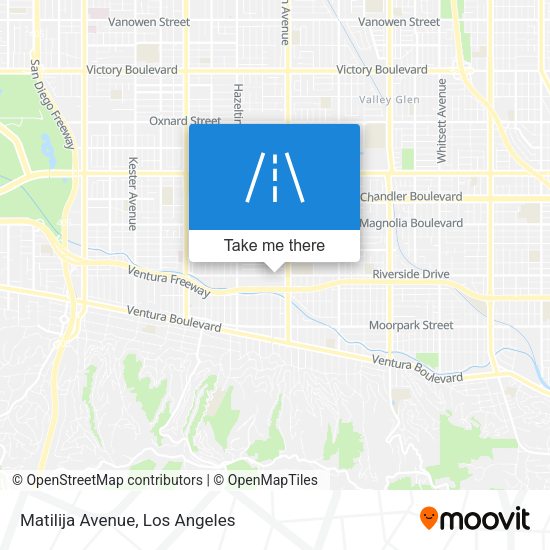 Mapa de Matilija Avenue