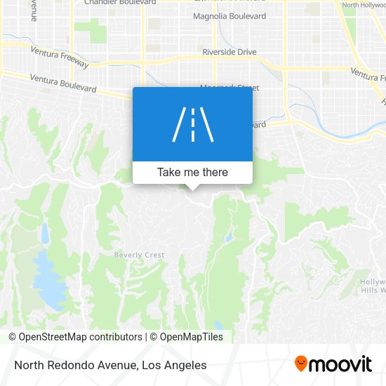 North Redondo Avenue map