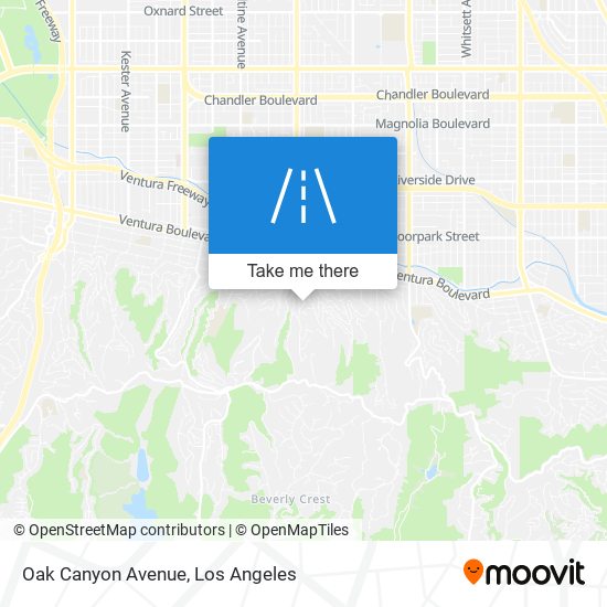 Mapa de Oak Canyon Avenue