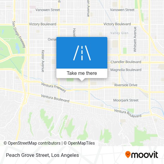Peach Grove Street map