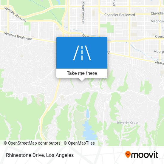 Mapa de Rhinestone Drive