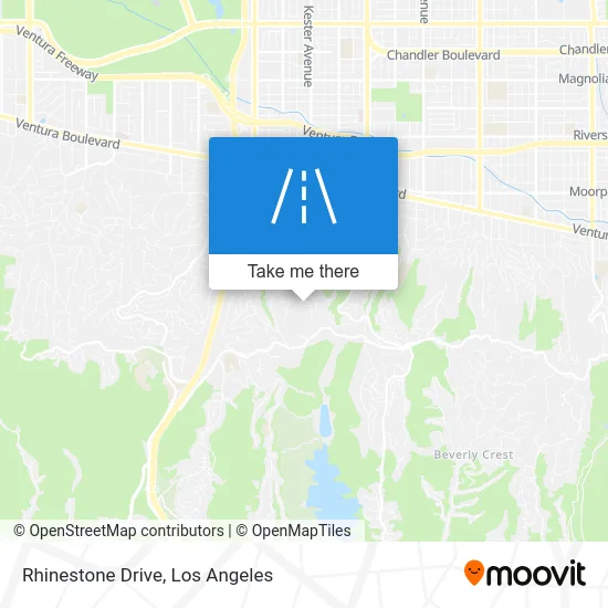 Rhinestone Drive map