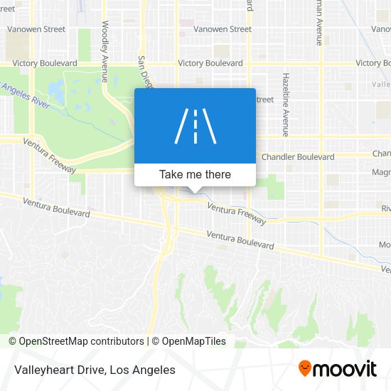 Valleyheart Drive map