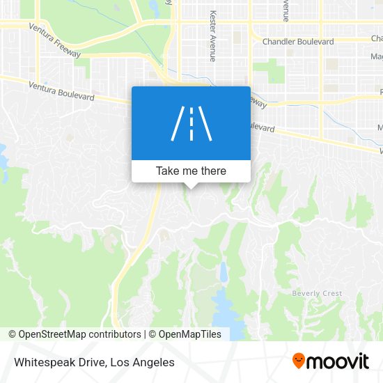 Whitespeak Drive map