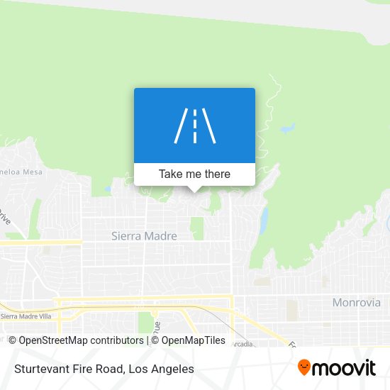 Mapa de Sturtevant Fire Road