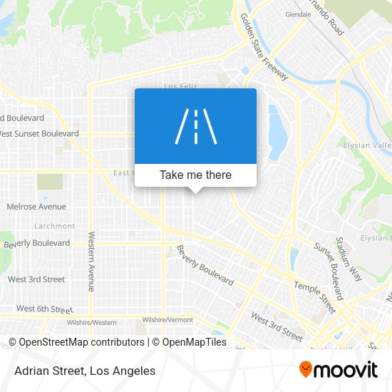 Mapa de Adrian Street