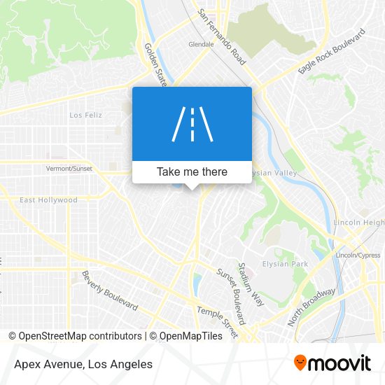 Mapa de Apex Avenue