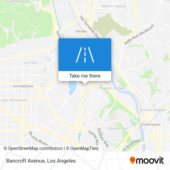 Bancroft Avenue map