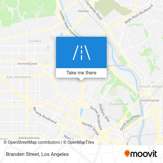 Branden Street map