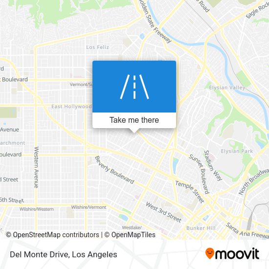 Del Monte Drive map