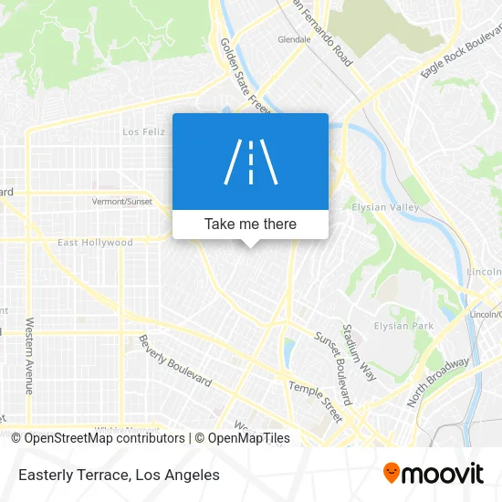 Easterly Terrace map