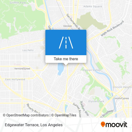 Mapa de Edgewater Terrace