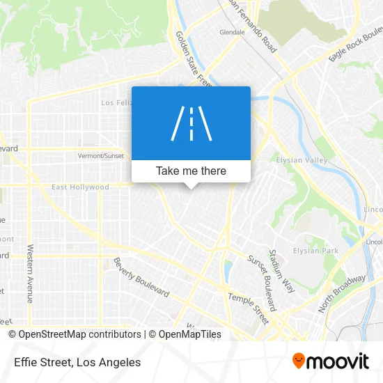 Effie Street map