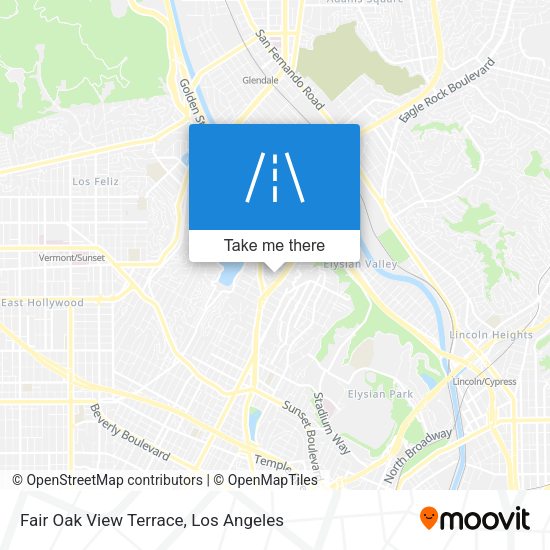 Mapa de Fair Oak View Terrace