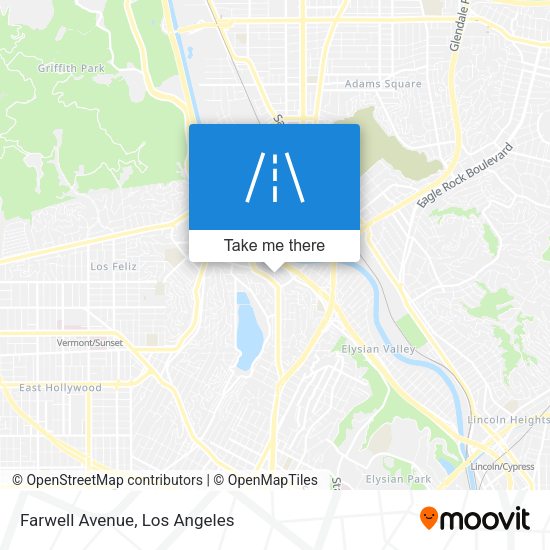 Mapa de Farwell Avenue