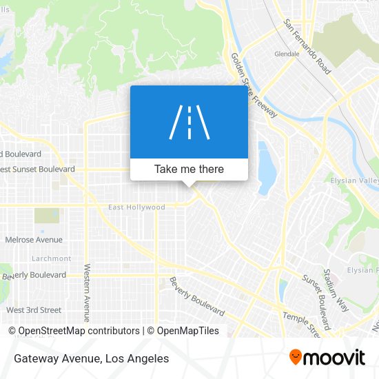 Mapa de Gateway Avenue