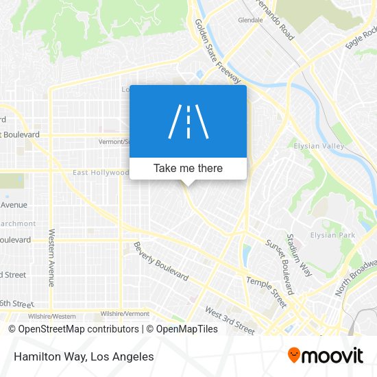 Hamilton Way map