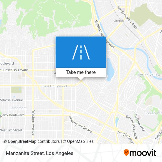 Manzanita Street map