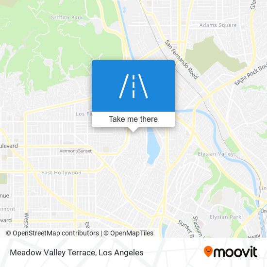 Mapa de Meadow Valley Terrace