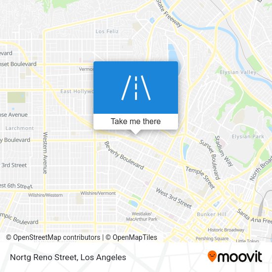 Nortg Reno Street map