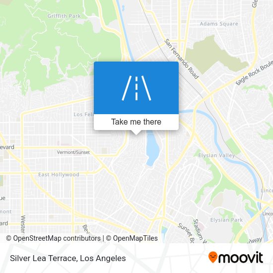 Silver Lea Terrace map
