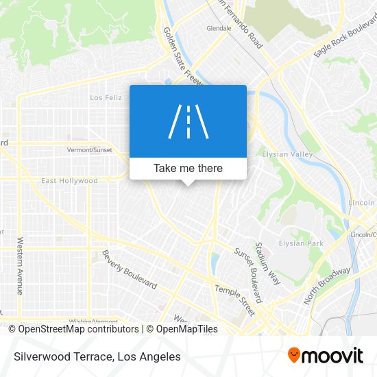 Silverwood Terrace map