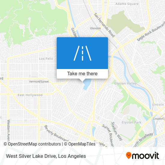 West Silver Lake Drive map