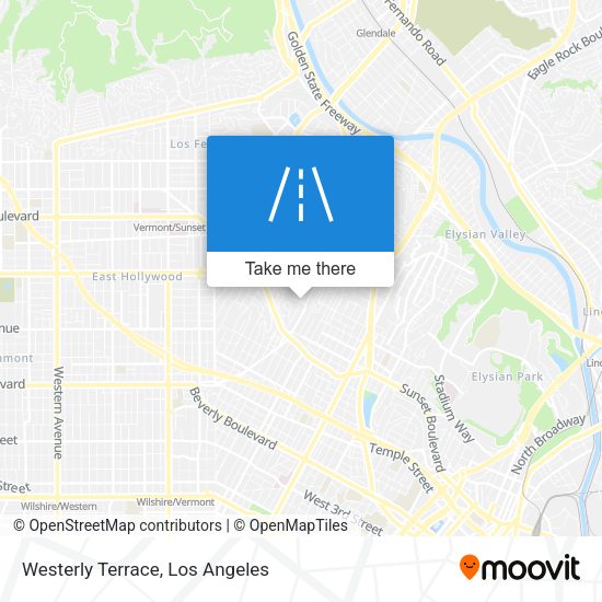Westerly Terrace map