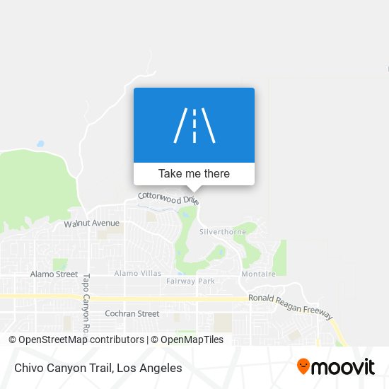 Chivo Canyon Trail map