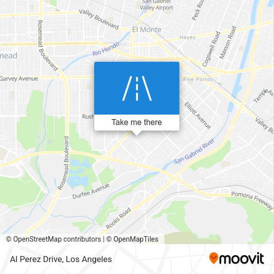 Al Perez Drive map