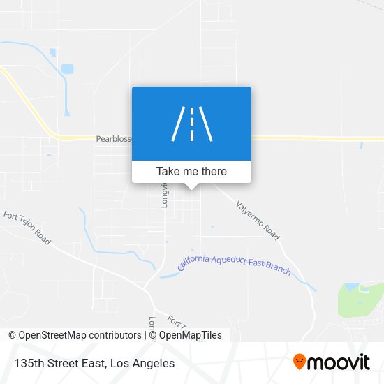 135th Street East map