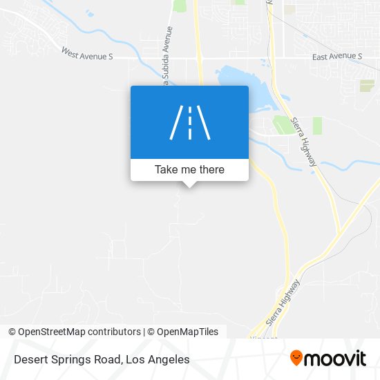 Mapa de Desert Springs Road
