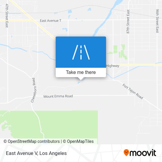 Mapa de East Avenue V