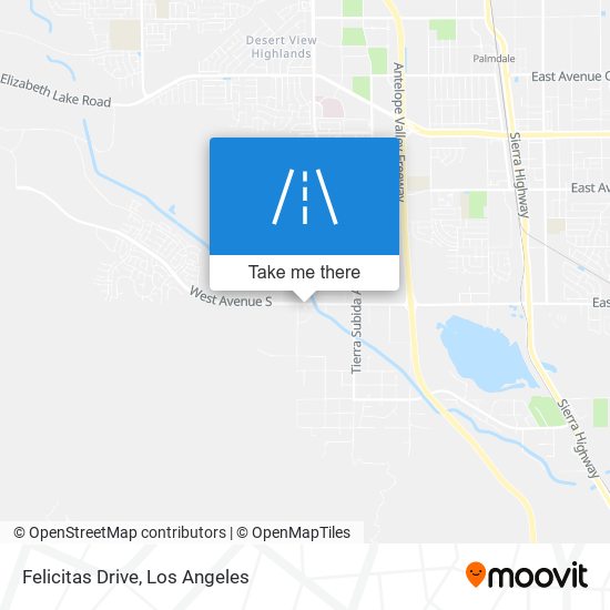 Felicitas Drive map