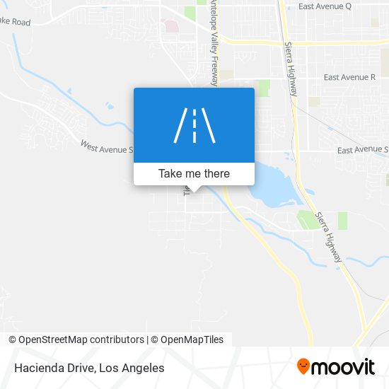 Hacienda Drive map