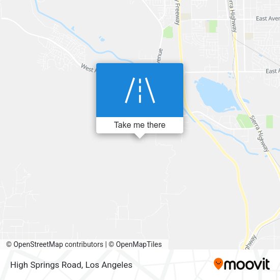 High Springs Road map