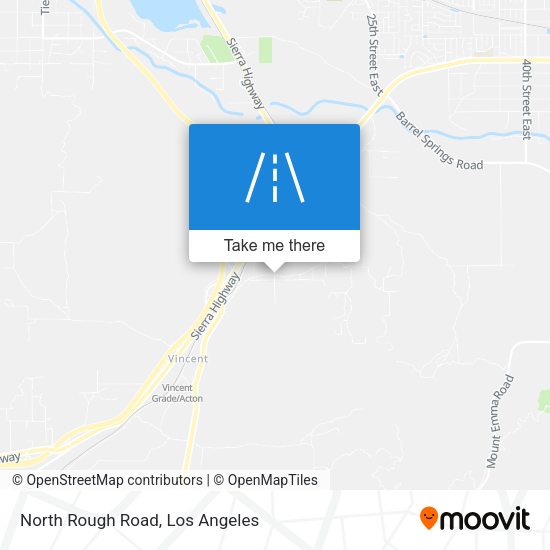North Rough Road map