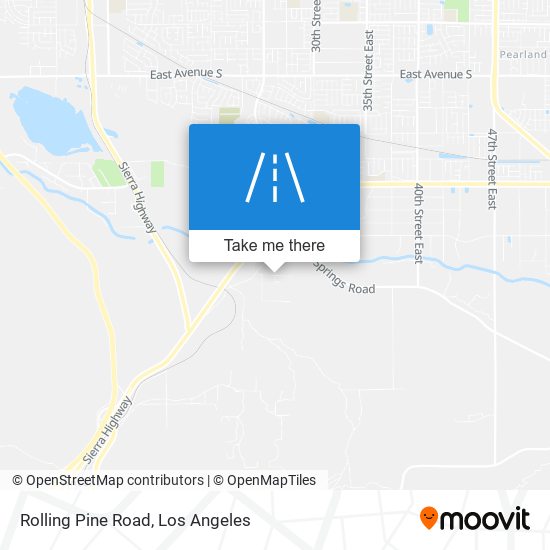 Rolling Pine Road map