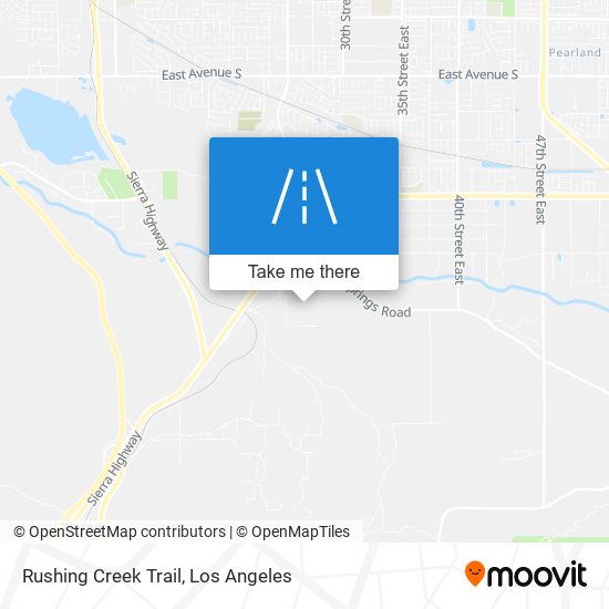 Mapa de Rushing Creek Trail
