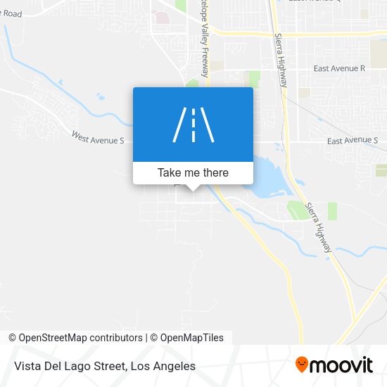 Vista Del Lago Street map