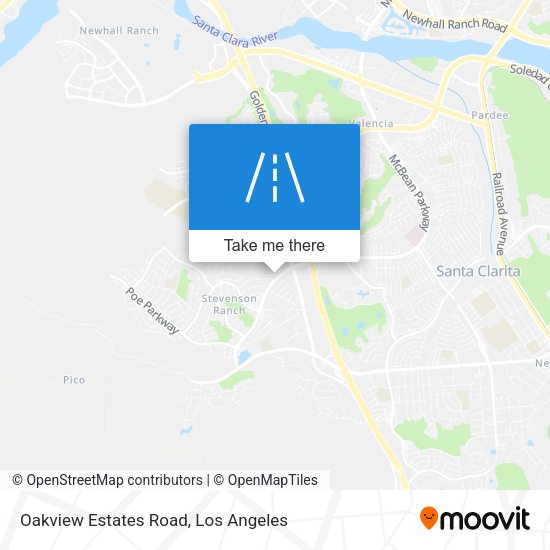 Mapa de Oakview Estates Road